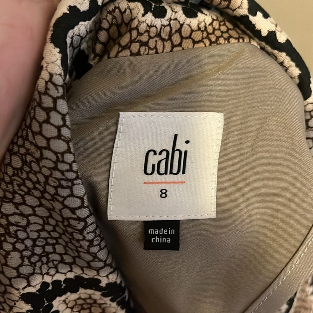 Cabi Python Snakeskin Print Blazer Jacket Animal … - image 11